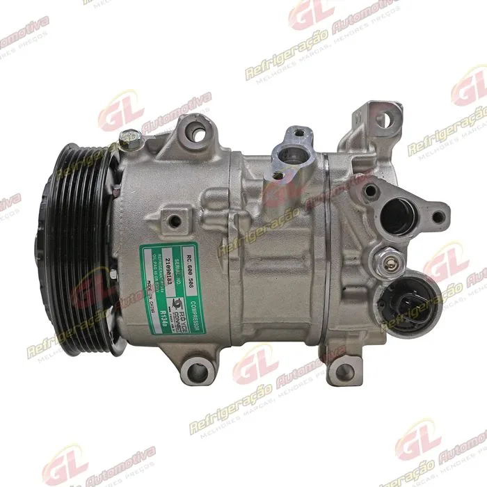 Compressor 6SES14C Toyota Corolla 2013 Até 2019 Motor 1.8/2.0 - 12 Volts Polia 6pk 125mm