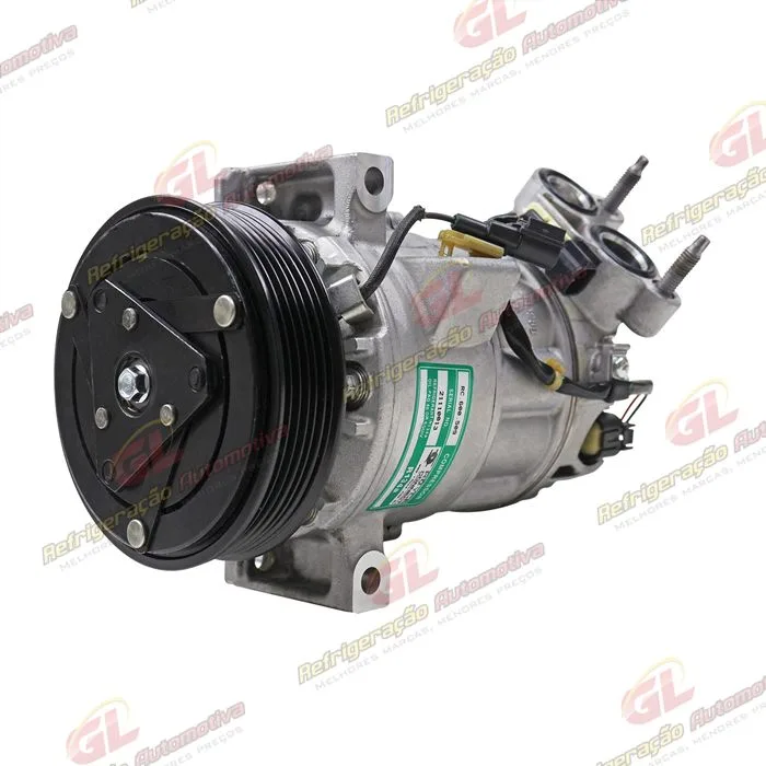 Compressor Volvo XC60 T5 Motor 2.0 2015> - 12 Volts Polia 6pk 123mm OEM: P31449067 — foto 2