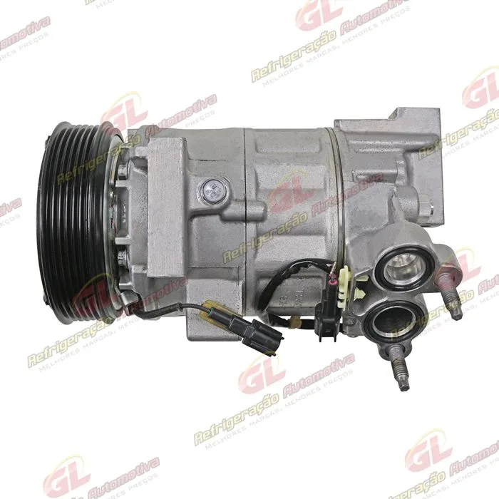Compressor Volvo XC60 T5 Motor 2.0 2015> - 12 Volts Polia 6pk 123mm OEM: P31449067 — foto 8