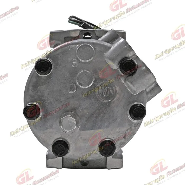 Compressor AB7H15AB 6096 Máquina Retroescavadeira Caterpillar 312F/ 313D2/ 316F L/ 318D2 - 24 Volts Polia 8pk 132mm OEM: 372-9493 — foto 7