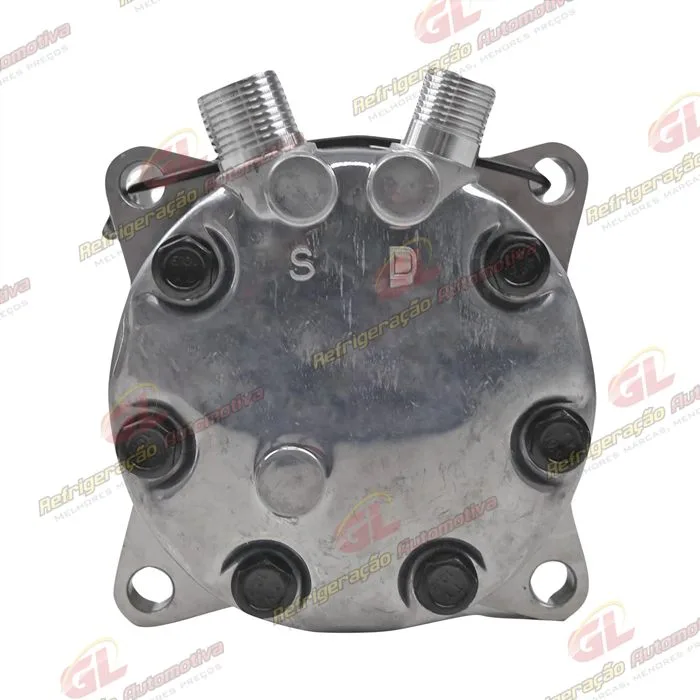 Compressor Modelo Sanden 7H13 7312 8 Orelhas - 12 Volts Polia 2A 125mm — foto 7