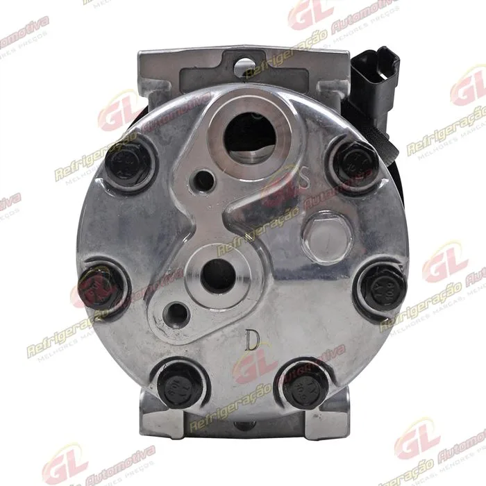 Compressor AA7H15AA Máquina Caterpillar 966K/ 966L/ 972L/ 986K/ 725C/ 14M-3/ 16M3/ D11T/ D6T XW/ D9T - 24 Volts Polia 8pk 153mm OEM: 324-9711 — foto 7