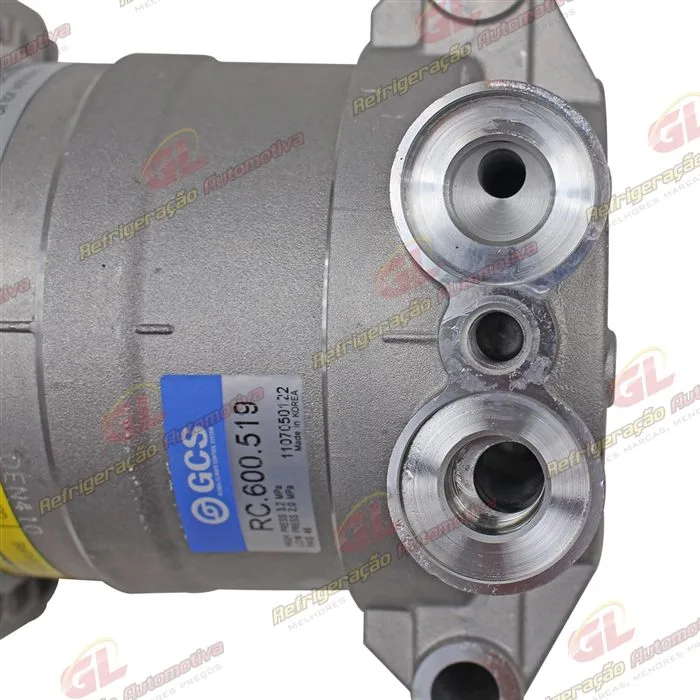 Compressor Modelo H6 S10/ Blazer 4.3 V6 R134a - 12 Volts Polia 6pk 131mm OEM: 1136519 — foto 8