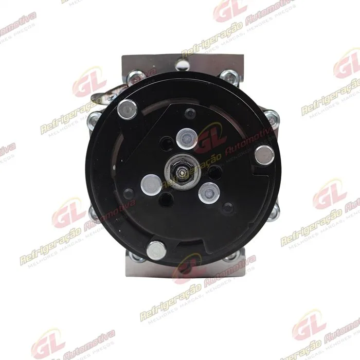 Compressor 6021 AA7H15AA Máquina Trator New Holland T6.110/ T7.175/ T7.205/ PUMA 135 - 12 Volts Polia 4pk 118mm OEM: 47808999 — foto 3