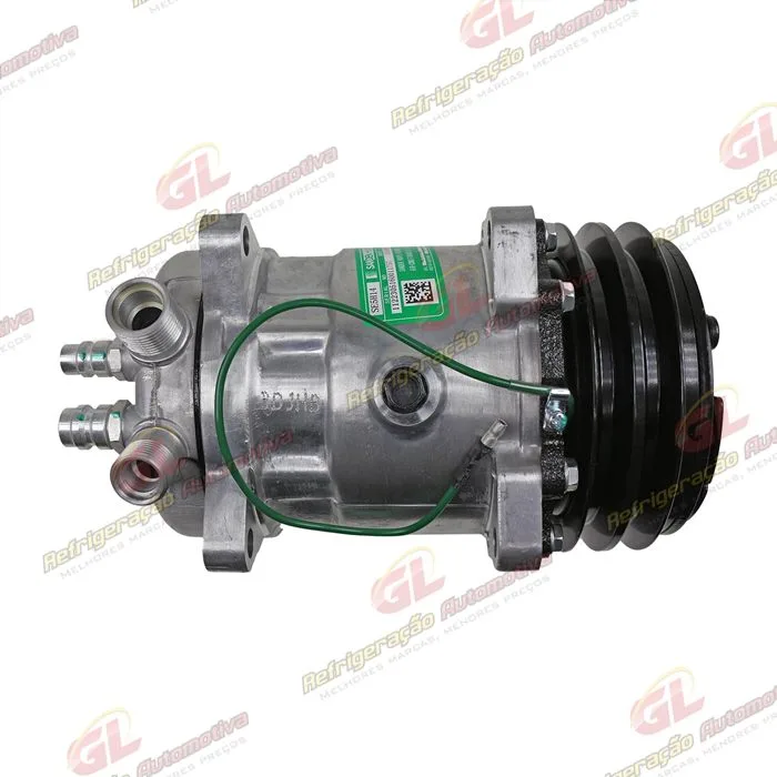 Compressor SANDEN 5H14 8 Orelhas - 24 Volts Polia 2A 132mm Universal R134a — foto 5