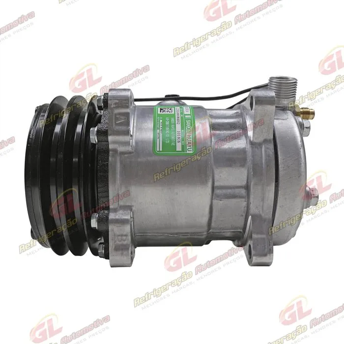 Compressor SANDEN 5H14 8 Orelhas - 12 Volts Polia 2A 130mm Universal R134a