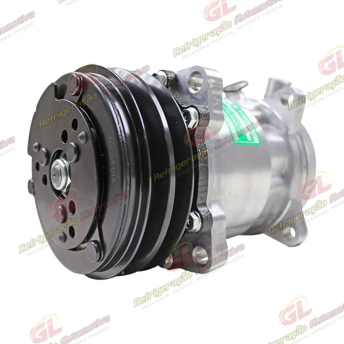 Compressor SANDEN 5H14 8 Orelhas - 12 Volts Polia 2A 130mm Universal R134a — foto 2