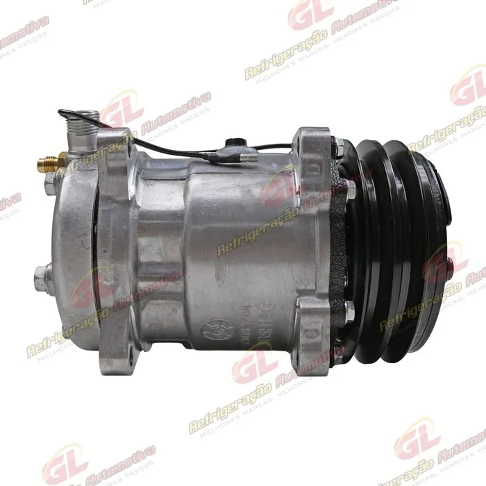 Compressor SANDEN 5H14 8 Orelhas - 12 Volts Polia 2A 130mm Universal R134a — foto 4
