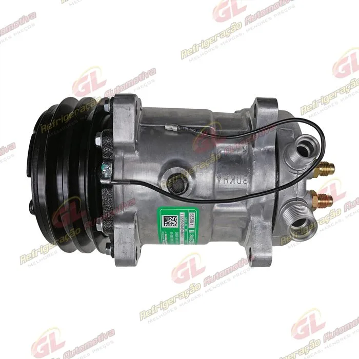 Compressor SANDEN 5H14 8 Orelhas - 12 Volts Polia 2A 130mm Universal R134a — foto 6