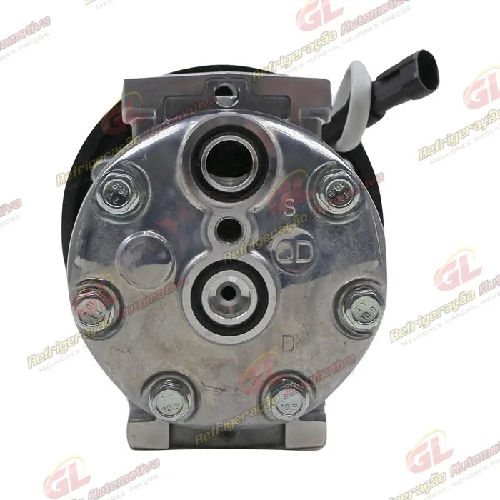 Compressor Modelo AB7H15AB 4358 Caminhão DAF XF FTS 480 2021> - 24 Volts Polia 8pk 165mm OEM: 2046604 — foto 7