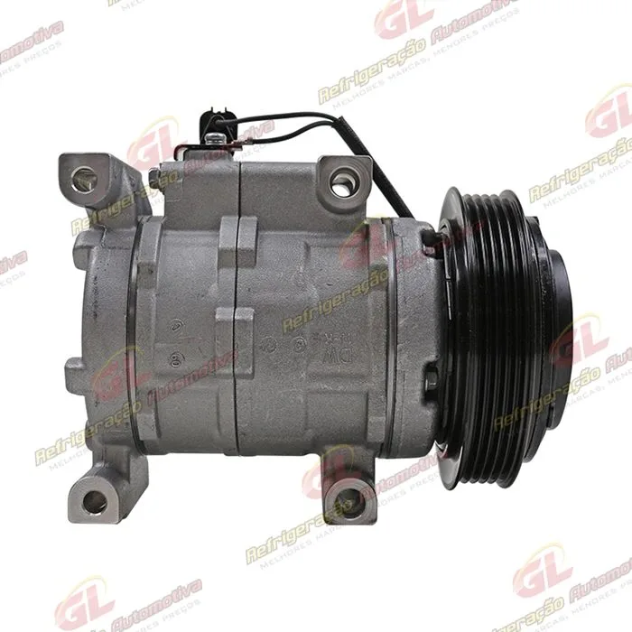 Compressor Original Hyundai HB20 1.0 - 12 Volts Polia 5pk 121mm OEM: 977011S000 — foto 5