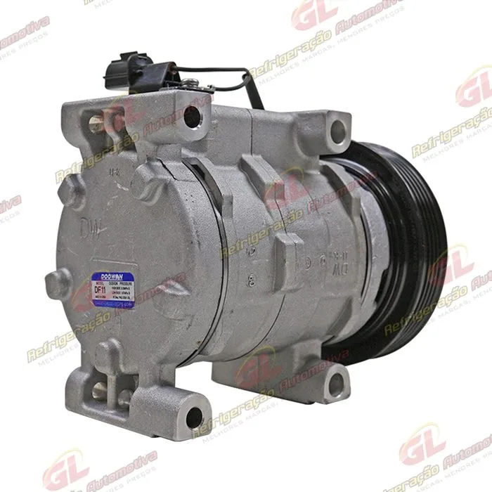 Compressor Original Hyundai HB20 1.0 - 12 Volts Polia 5pk 121mm OEM: 977011S000 — foto 6