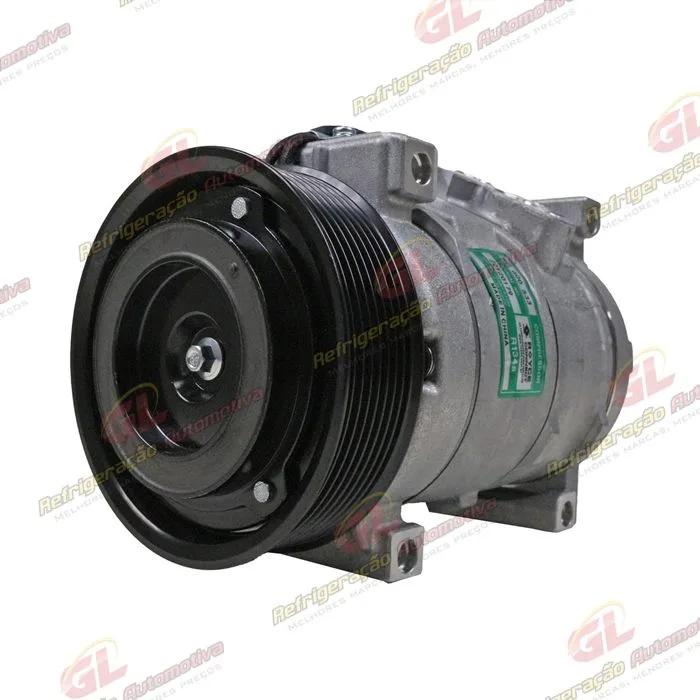 Compressor Modelo 10S17C Máquina Trator Massey Ferguson 8730/ 8732/ 8735/ 8737S/ Trator Fendt 1046 Vario/1050 Vario - 12 Volts 8pk OEM: G931552020011 — foto 2