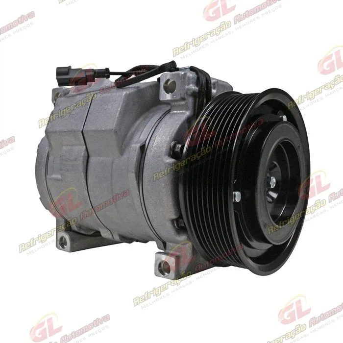 Compressor Modelo 10S17C Máquina Trator Massey Ferguson 8730/ 8732/ 8735/ 8737S/ Trator Fendt 1046 Vario/1050 Vario - 12 Volts 8pk OEM: G931552020011 — foto 4