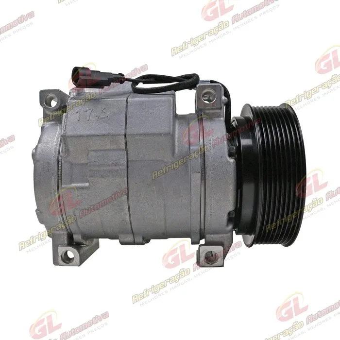 Compressor Modelo 10S17C Máquina Trator Massey Ferguson 8730/ 8732/ 8735/ 8737S/ Trator Fendt 1046 Vario/1050 Vario - 12 Volts 8pk OEM: G931552020011 — foto 5