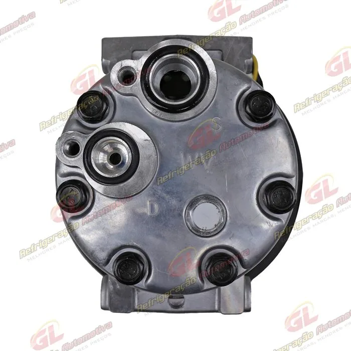 Compressor Modelo Sanden 5271A AB7H15AB Caminhão Volvo FH 2020> - 24 Volts Polia 8pk 180mm OEM: 84472607 — foto 4