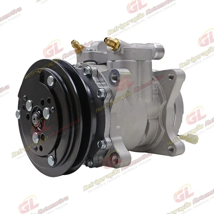 Compressor Modelo 6P148/ 5H14 Universal com Conector - 12 Volts Polia Canal 1A 142mm OEM: 82292901 — foto 2