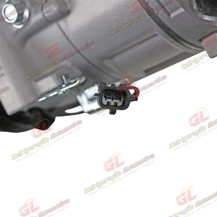 Compressor Modelo Valeo Renault Logan / Sandero 1.0 2014 Até 2018 - 12 Volts Polia 4pk OEM: 926006775R — foto 7