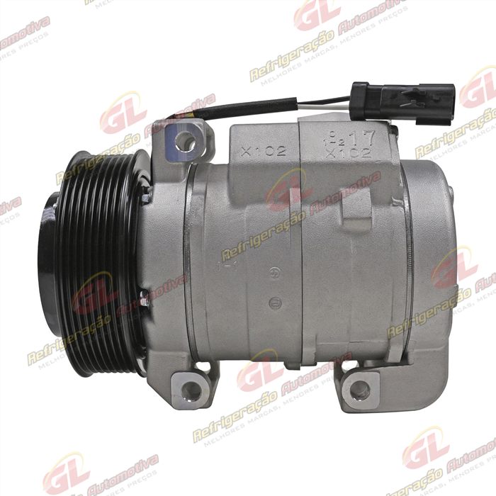 Compressor Modelo Denso 10S17C Dodge Ram 2500 Motor 6.7 2012> -12 Volts Polia 8pk