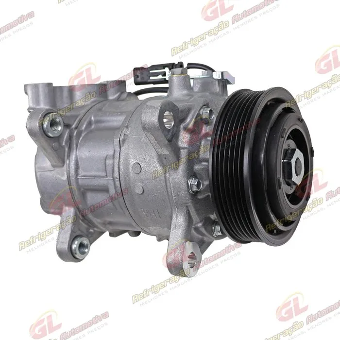 Compressor Modelo Denso 6SES14A BMW 118i Motor 1.5/ 320i Motor 2.0 Turbo 2020> - 12 Volts Polia 6pk OEM: 9482996-02/ GE447150-5602/ 9890656-02 — foto 3