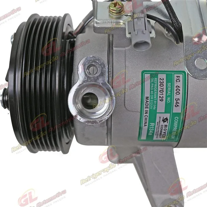 Compressor Modelo Valeo Subaru Forester / Impreza 2013 Até 2018 - 12 Volts OEM: 73111FJ041 — foto 6