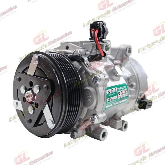 Compressor Modelo Sanden SD7C16 Tiggo 7 PRO/ Tiggo 8 PRO 1.6 2020> - 12 Volts Polia 6pk 114mm OEM: 301000131AA — foto 2