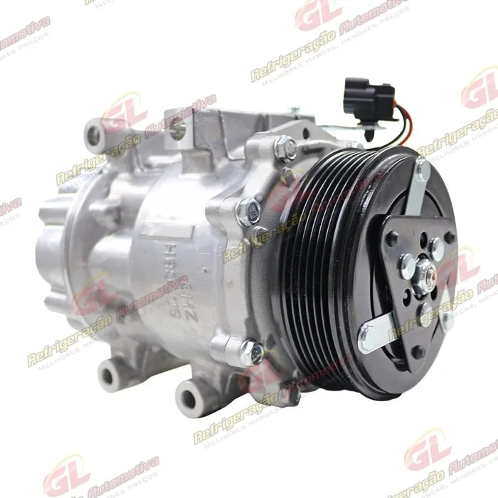 Compressor Modelo Sanden SD7C16 Tiggo 7 PRO/ Tiggo 8 PRO 1.6 2020> - 12 Volts Polia 6pk 114mm OEM: 301000131AA — foto 3