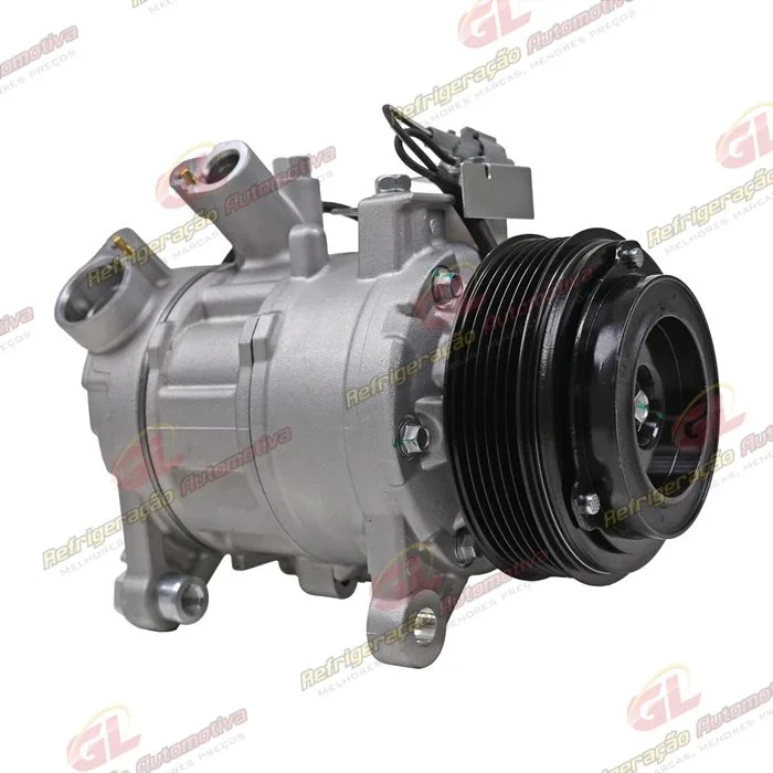 Compressor Modelo Denso 6SBU14A BMW 320i / 328i Motor 2.0 Turbo 2015> 12 Volts Polia 6PK OEM: GE 447160-8743 / 6452-9330829-02/ 6452-6805022-02 — foto 2