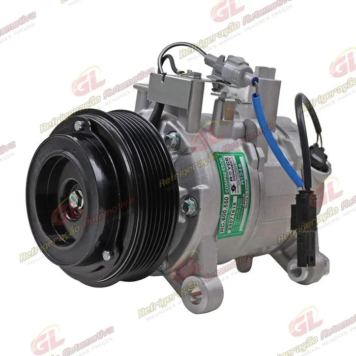 Compressor Modelo Denso 6SBU14A BMW 320i / 328i Motor 2.0 Turbo 2015> 12 Volts Polia 6PK OEM: GE 447160-8743 / 6452-9330829-02/ 6452-6805022-02 — foto 3