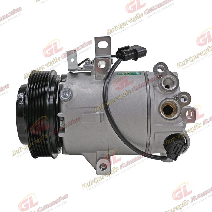 Compressor Modelo HCC Hyundai Elantra 1.8 2011 A 2014 - 12 Volts Polia 6pk OEM: ATBDE03