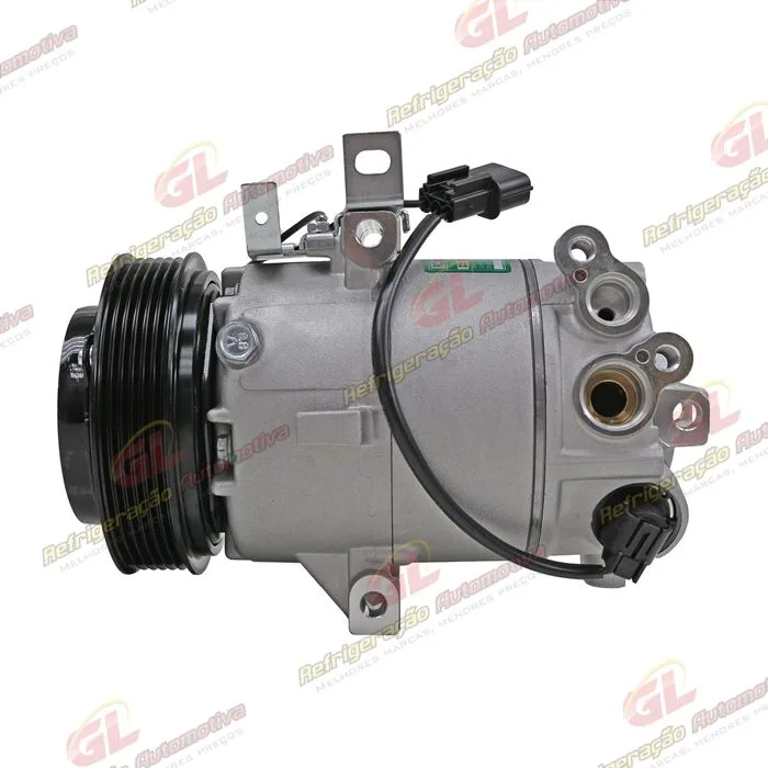 Compressor Modelo HCC Hyundai Elantra 1.8 2011 A 2014 - 12 Volts Polia 6pk OEM: ATBDE03