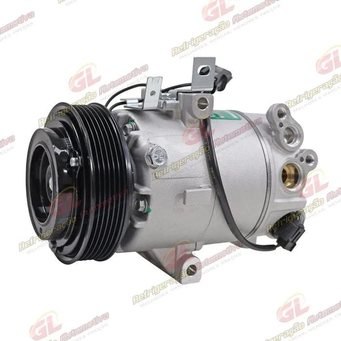 Compressor Modelo HCC Hyundai Elantra 1.8 2011 A 2014 - 12 Volts Polia 6pk OEM: ATBDE03 — foto 2