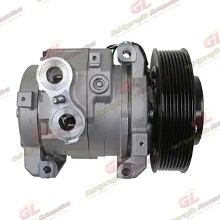 Compressor Modelo Denso 10S15 Caminhão Mercedes Benz New Actros 2553/ 2653/ 2651 2022> - 24 Volts Polia 8pk 145mm OEM: A0042304111