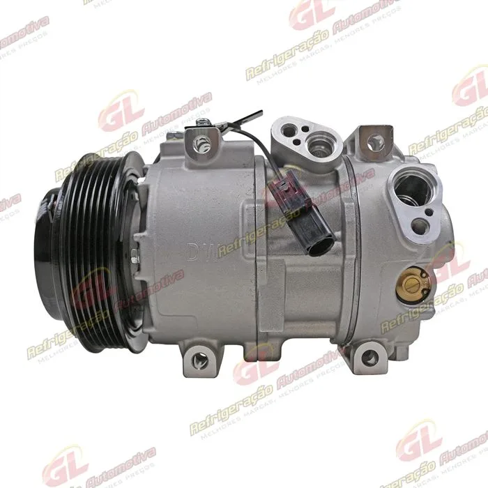 Compressor Modelo Doowon DV14N Hyundai Creta 1.0 Turbo TGDI 2022> - 12 Volts Polia 6pk