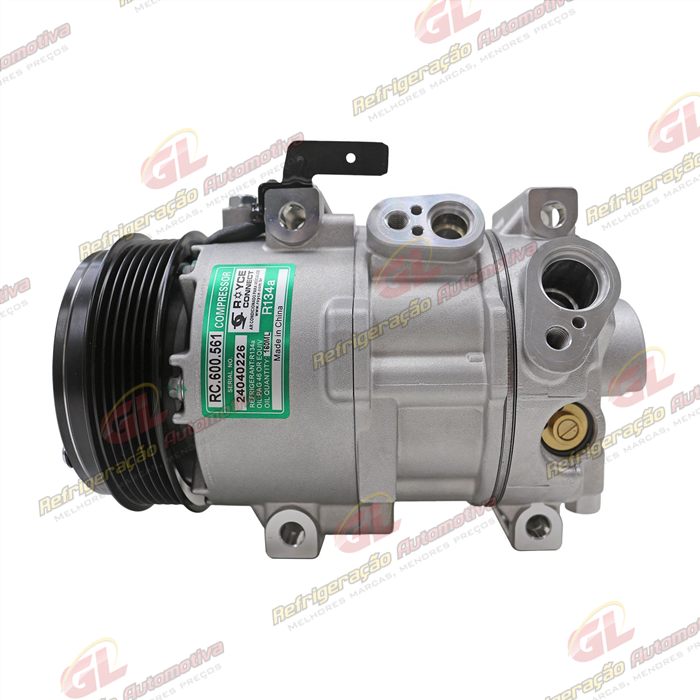 Compressor Modelo Doowon Hyundai DV10 HB20 1.0 Turbo Motor 3 Cilindros 2021> - 12 Volts OEM: 97701R1500