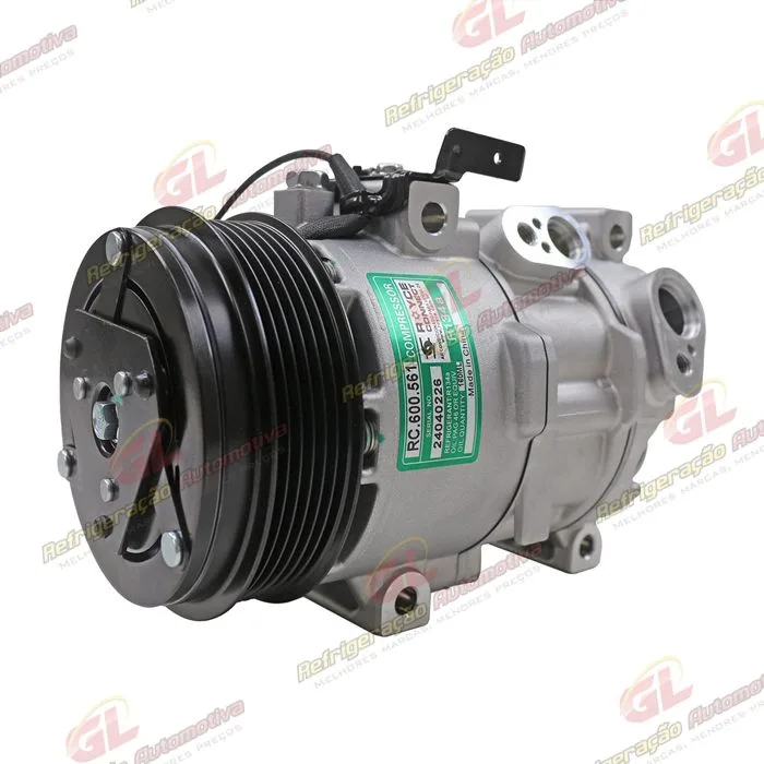 Compressor Modelo Doowon Hyundai DV10 HB20 1.0 Turbo Motor 3 Cilindros 2021> - 12 Volts OEM: 97701R1500 — foto 2