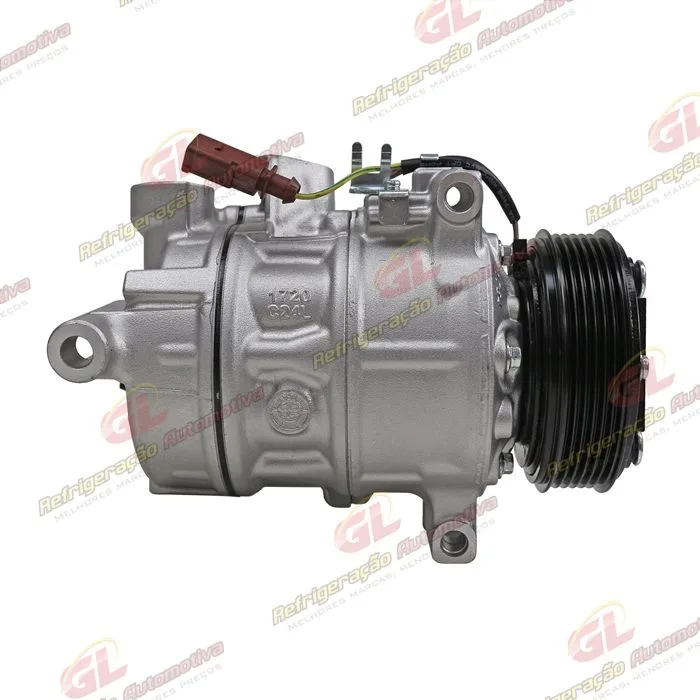 Compressor Modelo Sanden Volkswagen Polo 1.0 TSI/ T-Cross 1.0 TSI 2022>/ Virtus 1.4 Turbo 2022> - 12 Volts 6pk 110mm OEM: 3Q0816803E — foto 4
