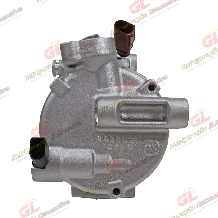 Compressor Modelo Sanden Volkswagen Polo 1.0 TSI/ T-Cross 1.0 TSI 2022>/ Virtus 1.4 Turbo 2022> - 12 Volts 6pk 110mm OEM: 3Q0816803E — foto 5