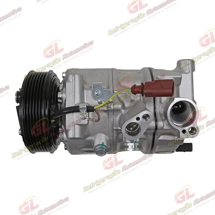 Compressor Modelo Sanden Volkswagen Polo 1.0 TSI/ T-Cross 1.0 TSI 2022>/ Virtus 1.4 Turbo 2022> - 12 Volts 6pk 110mm OEM: 3Q0816803E — foto 6