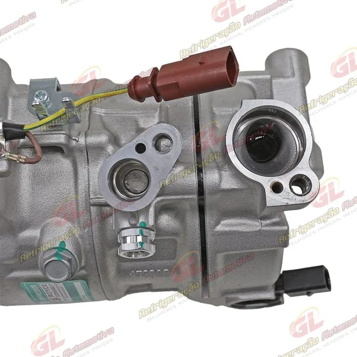 Compressor Modelo Sanden Volkswagen Polo 1.0 TSI/ T-Cross 1.0 TSI 2022>/ Virtus 1.4 Turbo 2022> - 12 Volts 6pk 110mm OEM: 3Q0816803E — foto 7
