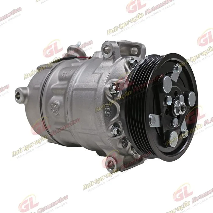 Compressor Volvo XC90 T6 Gasolina 2015 Até 2021/ Volvo S60 T4 2018 - 12 Volts Polia 6pk 123mm — foto 3