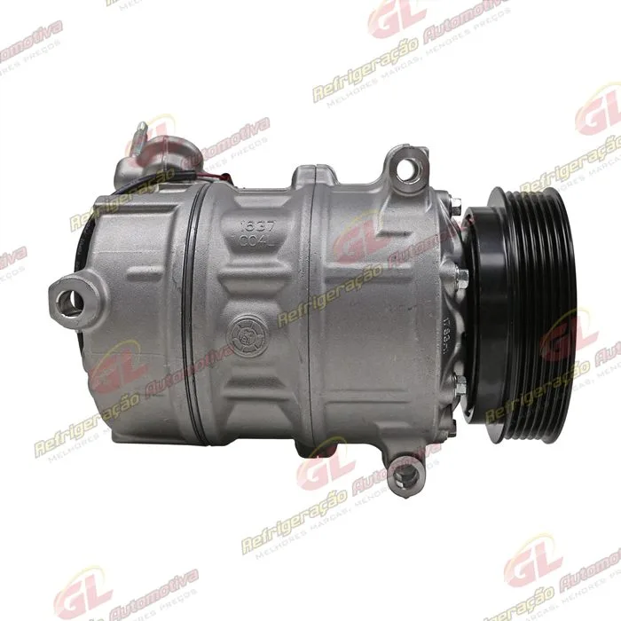 Compressor Volvo XC90 T6 Gasolina 2015 Até 2021/ Volvo S60 T4 2018 - 12 Volts Polia 6pk 123mm — foto 4
