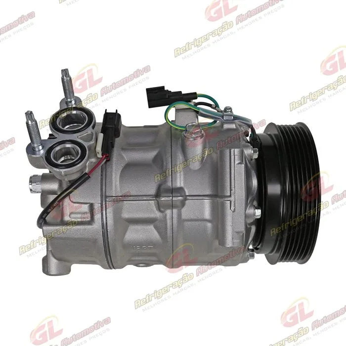 Compressor Volvo XC90 T6 Gasolina 2015 Até 2021/ Volvo S60 T4 2018 - 12 Volts Polia 6pk 123mm — foto 6
