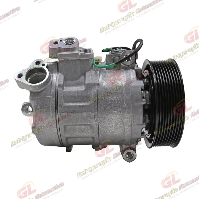 Compressor AA Modelo AA Denso 7SBU16C Caminhão Mercedes Benz Axor - 24 Volts Polia 9pk 135mm OEM: 4572300111/ A0002343711 — foto 4