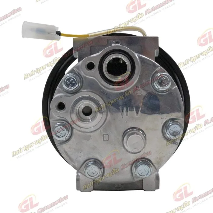 Compressor 7H15 4116U Caminhão Volvo FM/ FMX / FH 2008 Até 2019 - 24 Volts Polia 8pk 180 MM OEM: 20587125/ 85000458/ 84094705/ 85000458 — foto 5