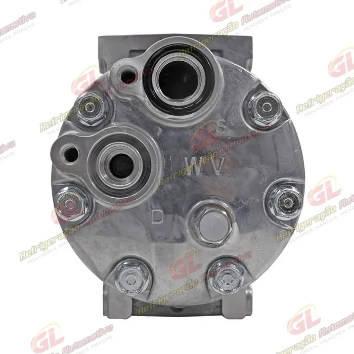 Compressor Modelo 7H15 8044/ 8242/ 8112/ 6028/ 8176 Caminhão Volvo NH 1999 Até 2006/ FH/ FM 1998 Até 2007/ Caminhão VM 2008 Até 2022/ Máquina Volvo - 24 Volts Polia 8pk 132mm OEM: 11412631 — foto 5