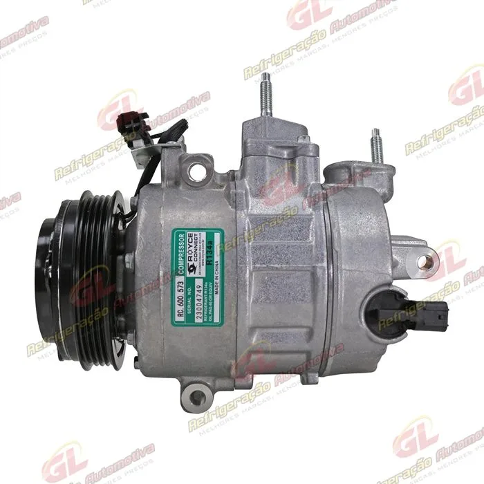 Compressor Modelo Fomoco 7SBH17C Ford Fusion 2013 Até 2018 Motor 2.0 - 12 Volts Polia 4pk OEM: DG9H19D629CD