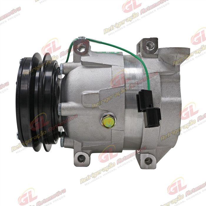 Compressor Modelo Harrison V5 HHI Máquina XCMG XE225BR - 24 Volts Polia Canal A