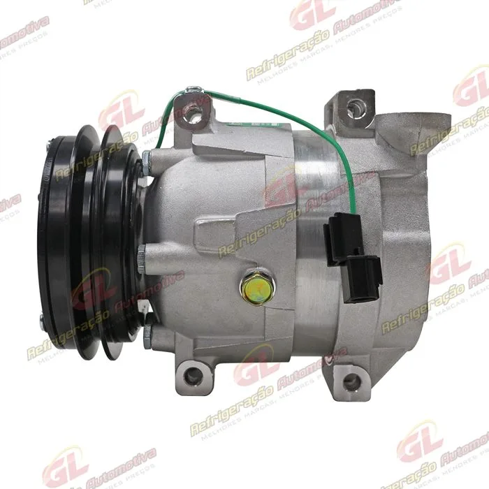Compressor Modelo Harrison V5 HHI Máquina XCMG XE225BR - 24 Volts Polia Canal A