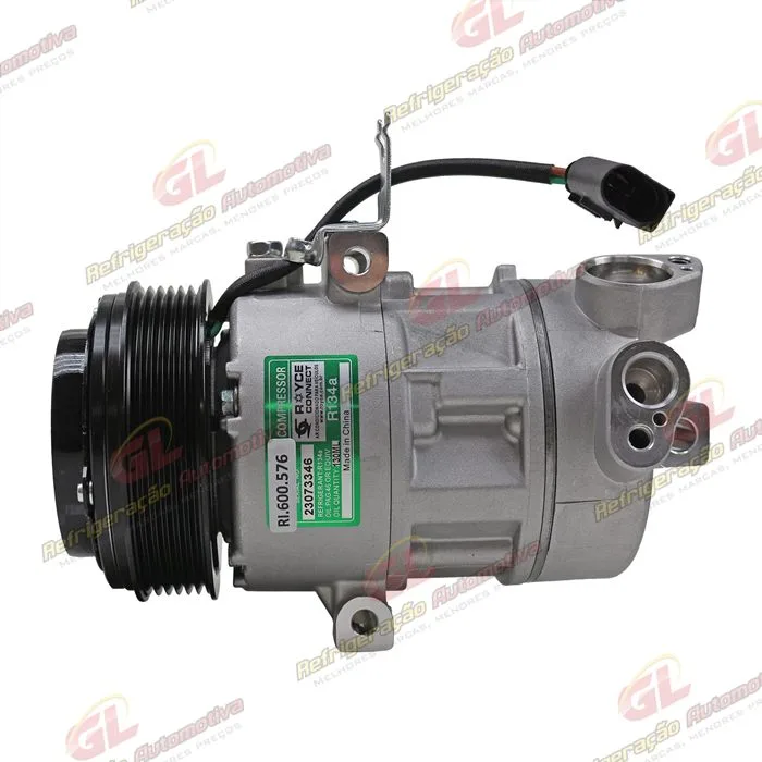 Compressor Modelo Mahle CVC Volkswagen Fox 2014> / Gol G7 2016> / UP 2014>/ Voyage 2017> - 12 Volts Polia 6pk 114mm OEM: 5U0820803M
